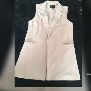 Long, sleeve less vest